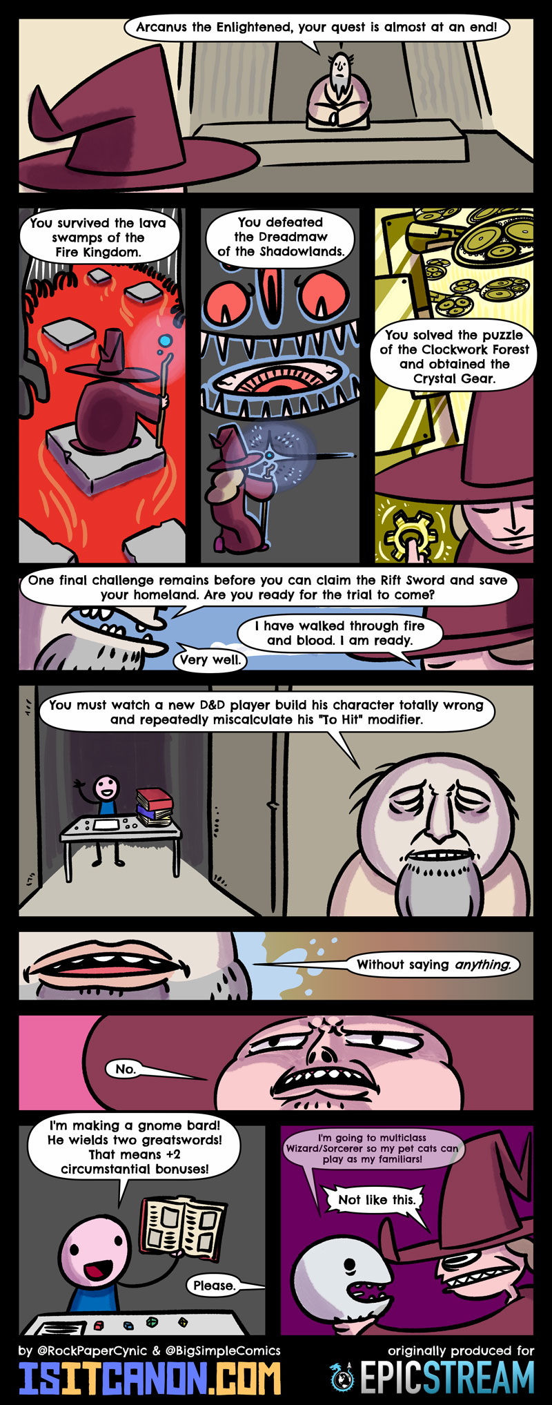 In this comic, we see a hero face the most difficult trial that any hero could possibly face in Dungeons & Dragons.