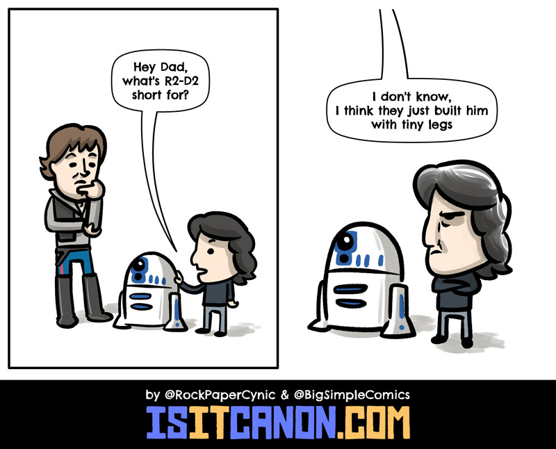 In this comic, we explain what R2-D2 is short for, solving a long-standing mystery about everyone's favorite droid.