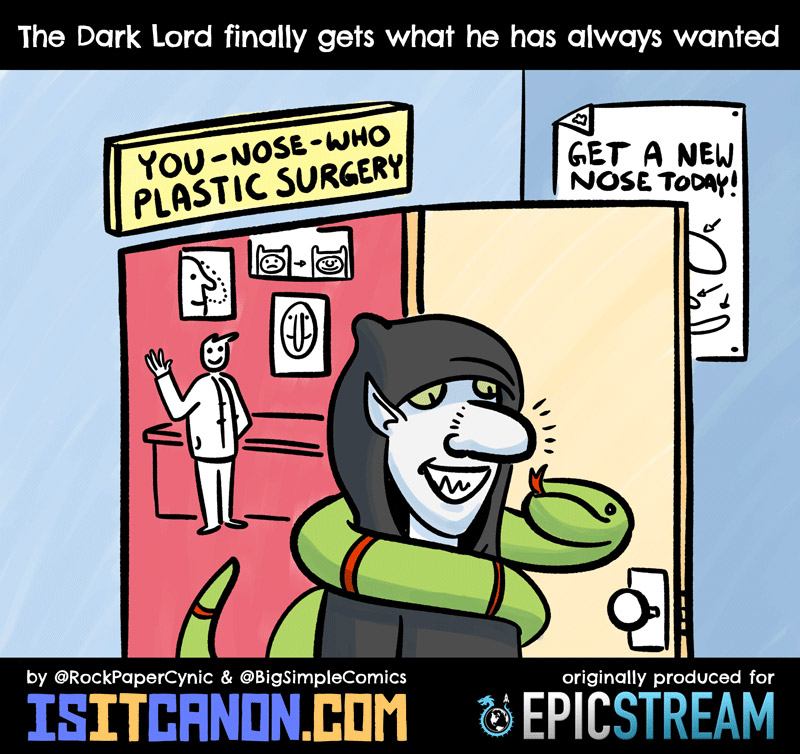 In this comic, the Dark lord Voldemort finally gets what he has been wanting since the entire Harry Potter saga began!